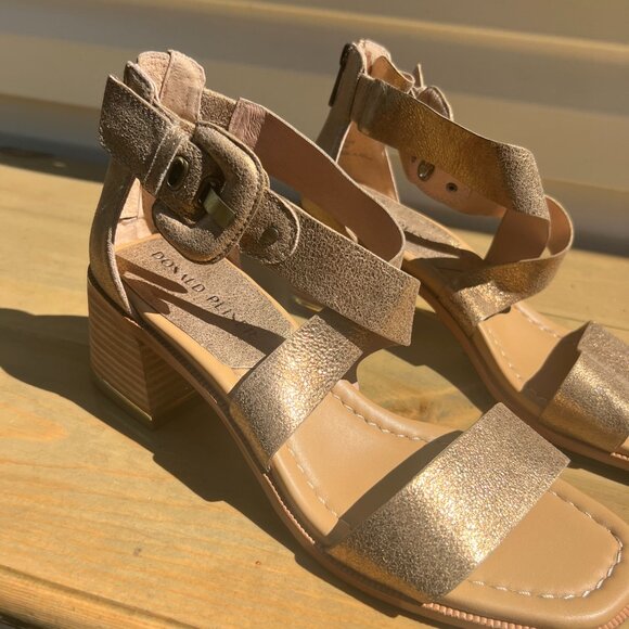 DONALD PLINER Women Helen Light Bronze Casual In Gold 8.5M - Picture 6 of 16